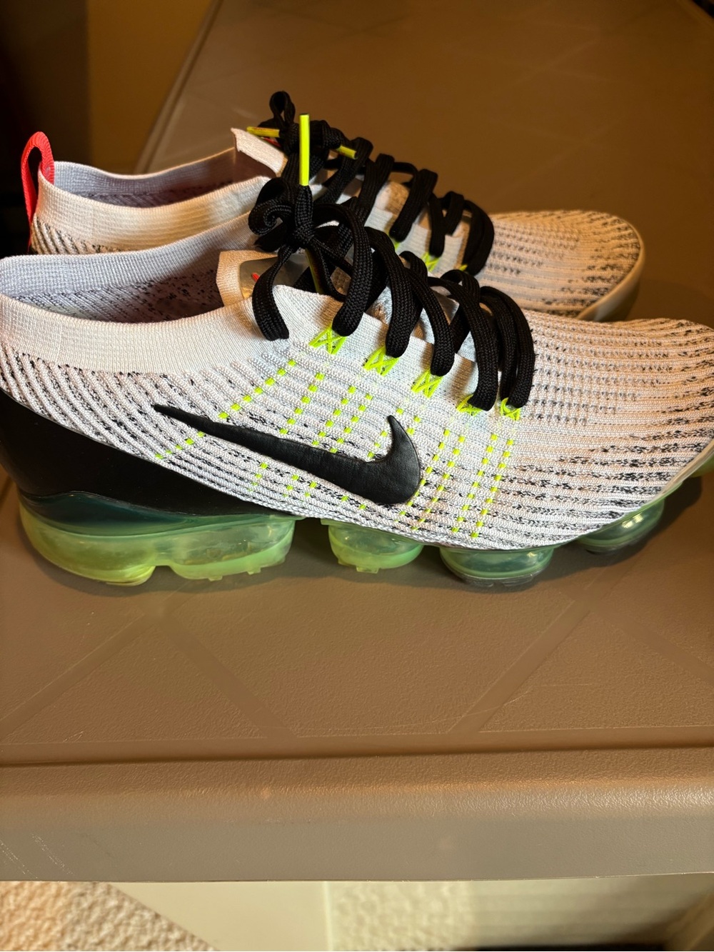 Nike Air VaporMax Flyknit 3 sneakers in "Neon Collection" Men’s 12